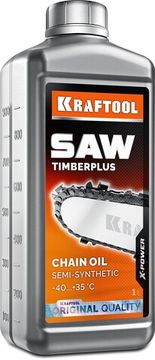 KRAFTOOL TimberPlus, 1 л, цепное полусинтетическое масло для бензо и электропил (41521-1)