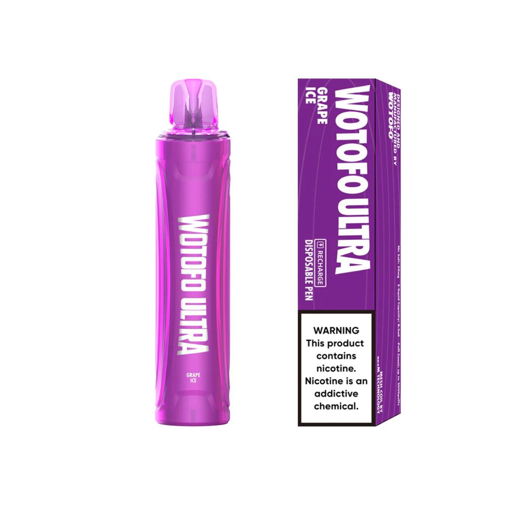 WOTOFO Ultra Vape Pen - Grape Ice (5% nic)