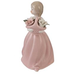 GAEM Фигурка декоративная "Девочка с цветами", L9 W8 H14 см