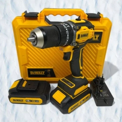 DeWalt Дрель-шуруповерт, 18 В, 55 Нм, 2 АКБ