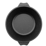 Кастрюля алюм, антиприг, 5 л, с крыш, крышка стекло, Мечта, Гранит black Induction Pro, 45802И, инду
