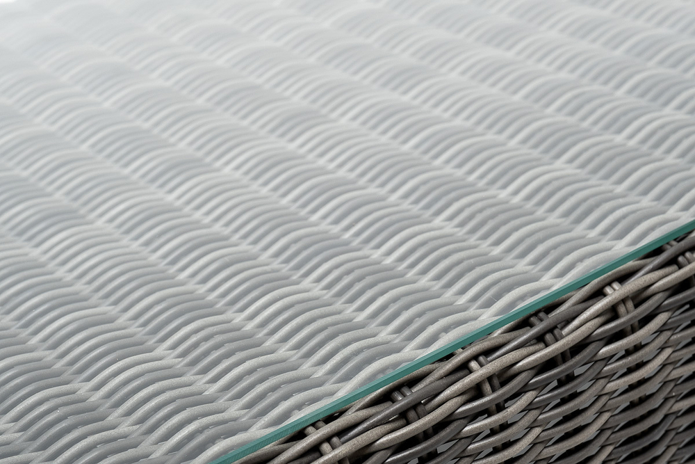 "Боно" лаунж-зона из искусственного ротанга, цвет графит