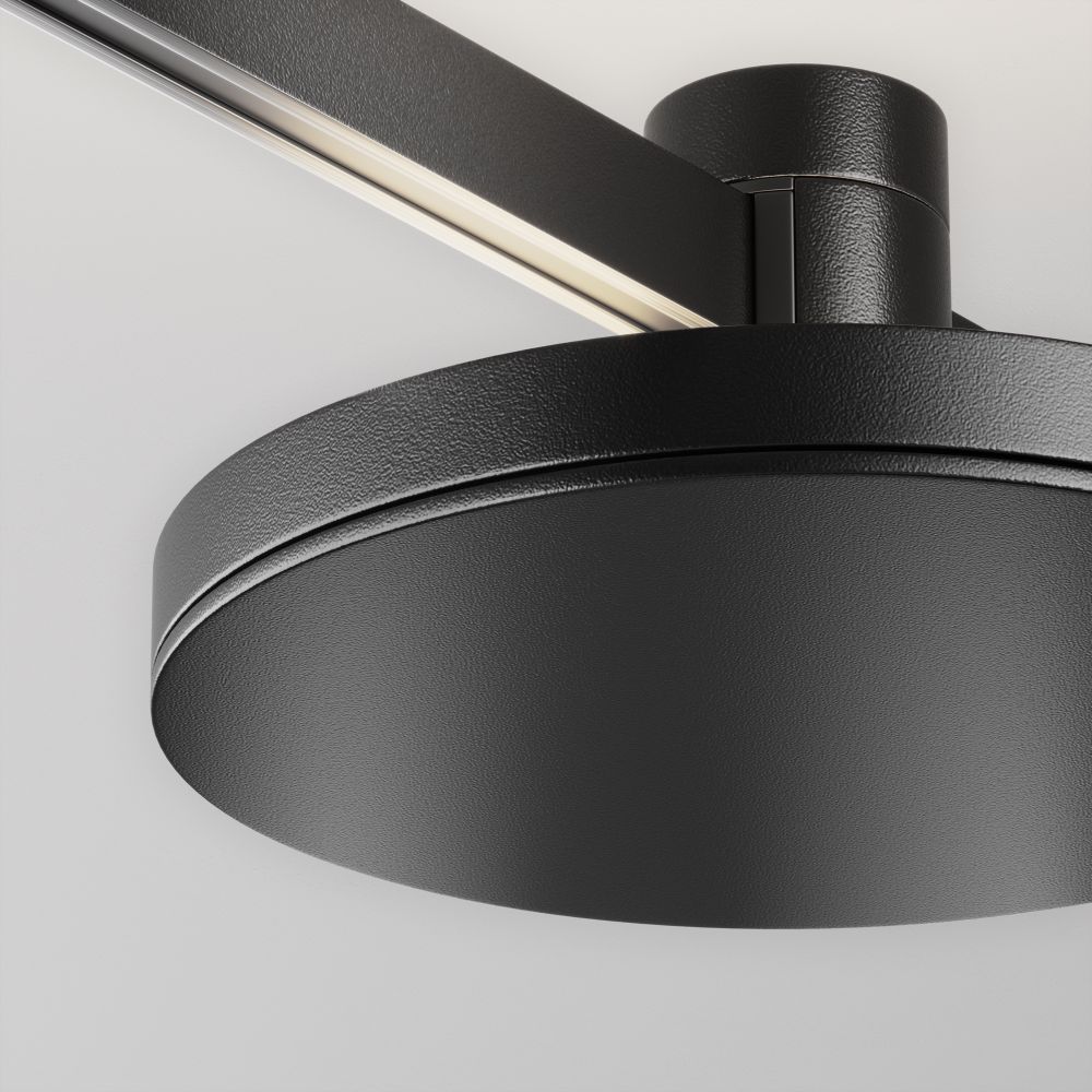 Трековый однофазный светодиодный светильник Maytoni Flarity   TR152-1-7W4K-B