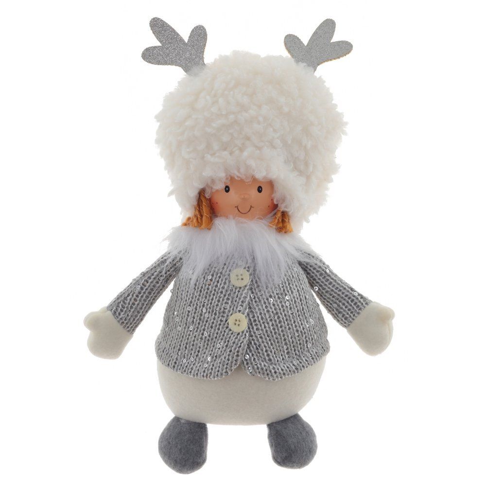 GAEM Игрушка набивная "Девочка", L17 W9 H29 см, 2в.