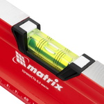 Уровень алюминиевый, магнит, фрезерованный, 3 глазка (1 зеркальный) двухкомпонентные рукоятки, 800 мм Matrix