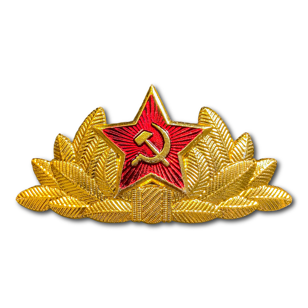 Кокарда СА ДМБ Обрамлении Золотистая | ATRIBUTICASTORE.RU