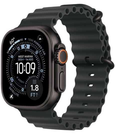 Умные часы Apple Watch Ultra 3, 49 мм, Black Titanium Black Ocean Band