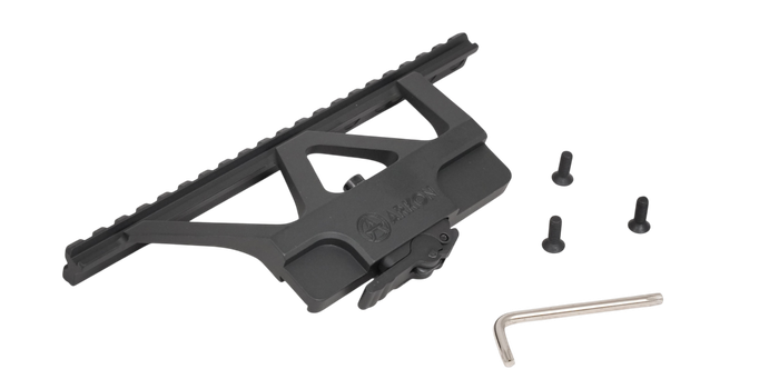 Быстросъемный боковой кронштейн Arkon с планкой weaver на Сайга/АК с выносом