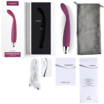 Фиолетовый вибратор 18,2см с гладкой поверхностью для стимуляции точки G Svakom Coco G-Spot Vibrator SG02-VNT