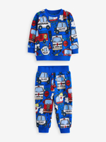 Пижама флисовая для мальчика Next B82-370, Синий