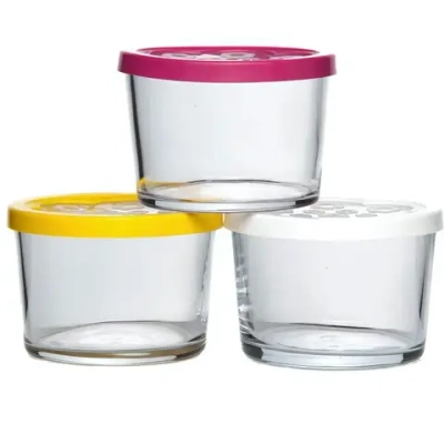 Набор банок для хранения 3шт 220мл «Бейзик» 98740B1
