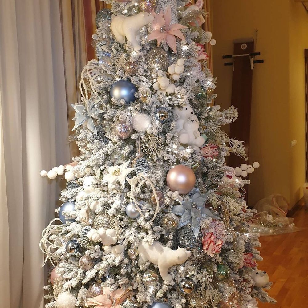 Ель заснеженная премиум «РОССО» (Литая+пвх) от 1.2 до 2.4 м