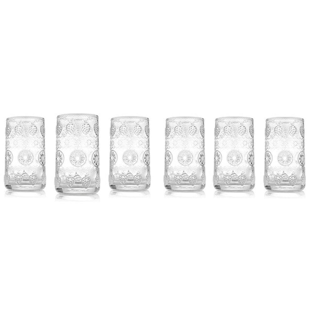Набор стаканов для воды 6шт 600мл IVV Витамины