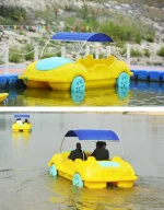 Катамаран с электродвигателем