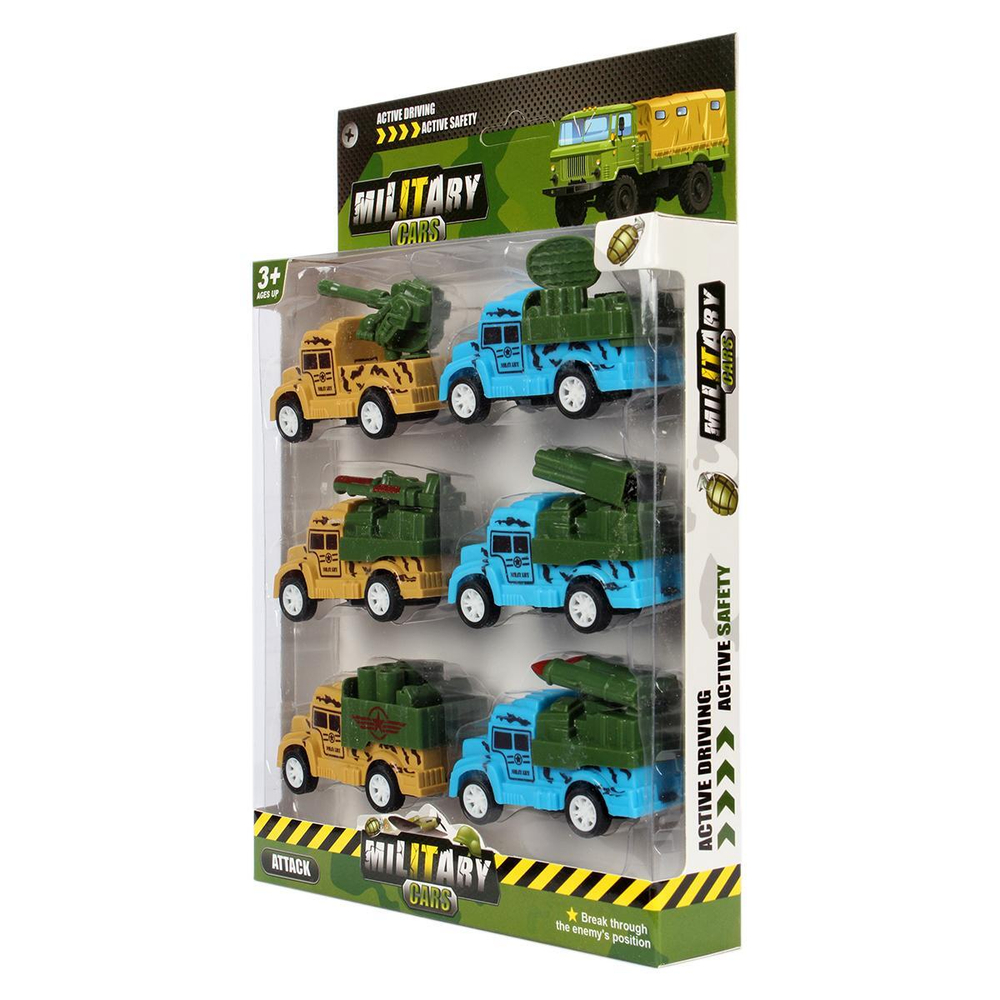 Набор машин 6шт, коробка F669-2