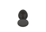 Силиконовая анальная пробка черная S (5.8*2.8cm) 3304-01