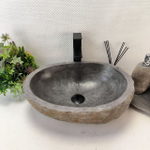 Раковина из речного камня RS63570 (48*36*15) 0122