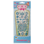 Наклейки-стразы Alingar, акриловые, "Яблочко", яблоко, цветы, корона, пакет с европодвесом