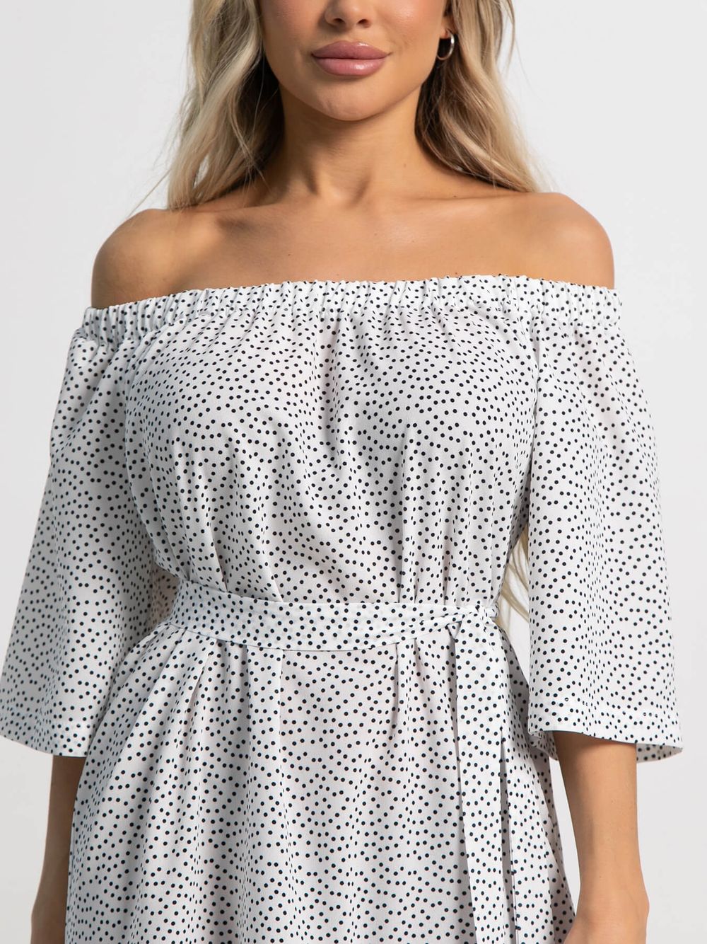 Платье с поясом Дафна (белое) П15522-8М LT Collection