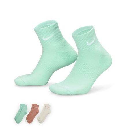 Теннисные носки Nike Everyday Plus Cushioned Training Ankle 3P - multicolor