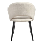 Стул Bruno белый, искусственный мех