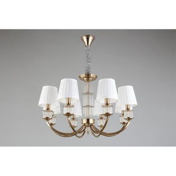 Люстра подвесная 8*E14 APL.744.03.08 золото Zhaklin Aployt