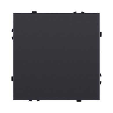 Выключатель 1-клавишный 10А/250В, черный матовый Kollinger Eclipse EC-001BK