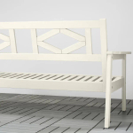 2-местный диван - IKEA BONDHOLMEN/БОНДХОЛЬМЕН ИКЕА, 73х81х139 см, белый