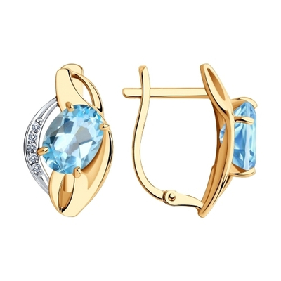 Серьги Au 585 (727082)