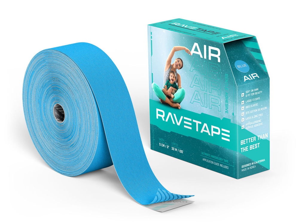 Кинезиотейп RaveTape AIR 5×32 — Телесный (BEIGE)