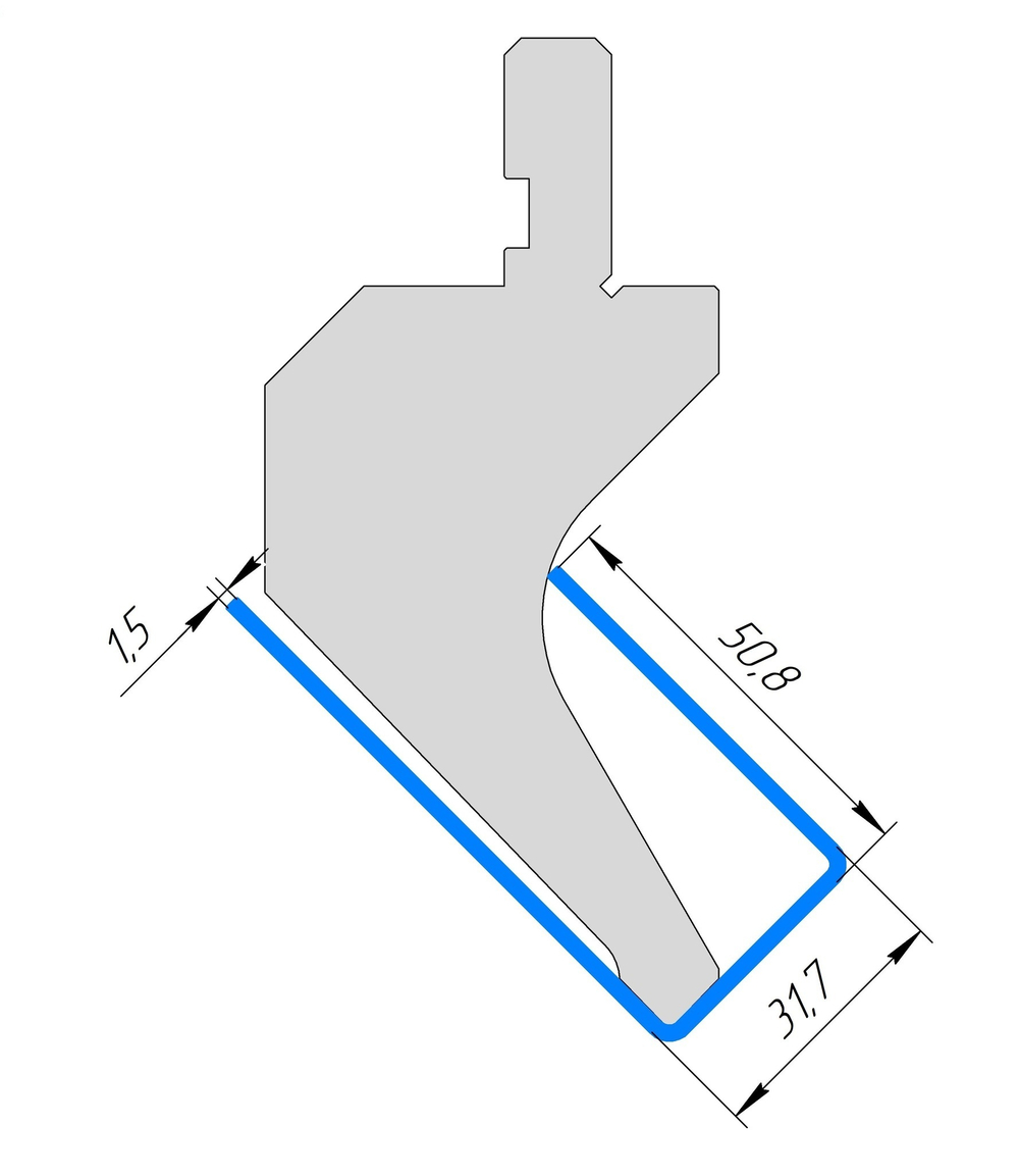 Пуансон AP 1014 88° H89,65 R0,8