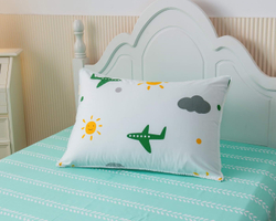 Детское постельное белье 1.5 спальное Sofi De MarkO Полетели белое