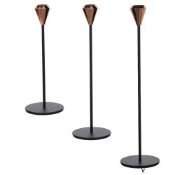 GAEM Подсвечник, L8 W8 H32 см