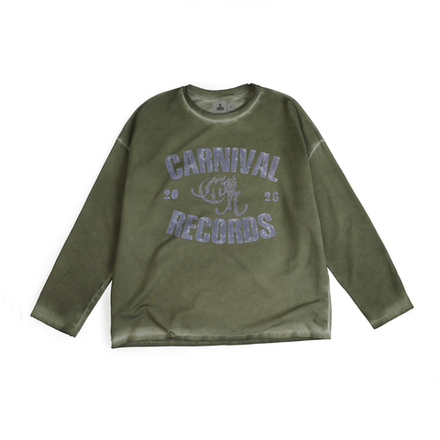 CARNIVAL RECORDS WASHED KHAKI L.