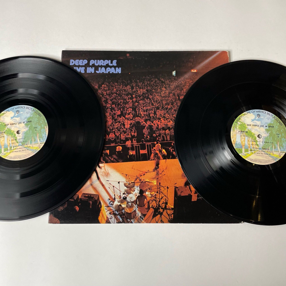 Винтажная виниловая пластинка LP Deep Purple Live In Japan (Japan 1974) (No Obi) Smoke On The Water