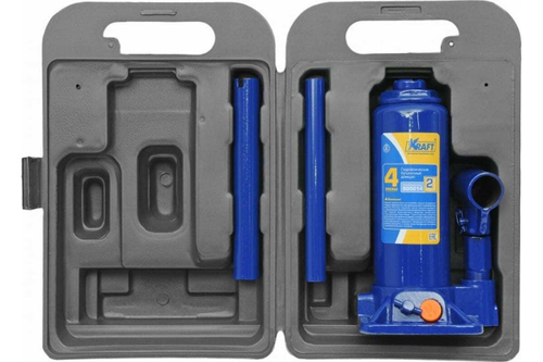 Домкрат гидравлический ( 4т) Kraft 195-380мм, кейс