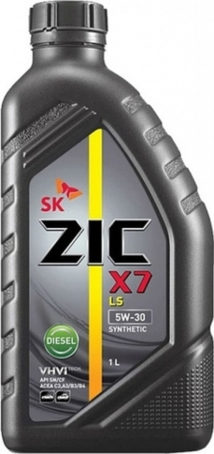Моторное масло ZIC X7 Diesel 5w30 1л синтетика