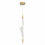 SL6109.213.01 Светильник подвесной ST-Luce Золотистый/Белый LED 1*25W 3000K