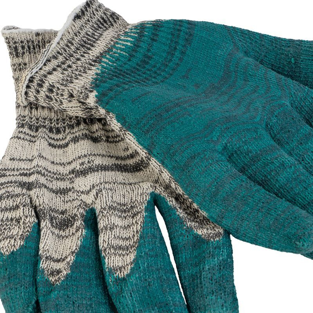 Перчатки х/б покрытие латекс с рельефным покрытием