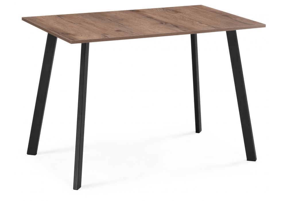 Деревянный стол Ремли 110х67х76 дуб галифакс табак / черный