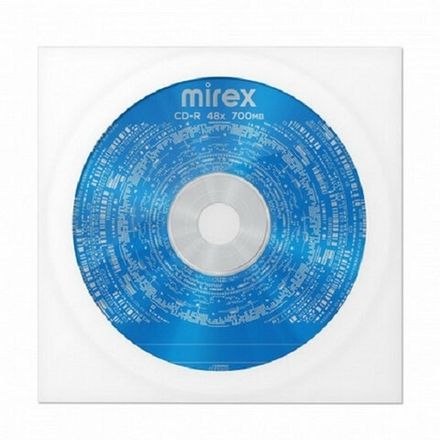 Диск CD-R Mirex 700Mb, 48х, бумажный конверт