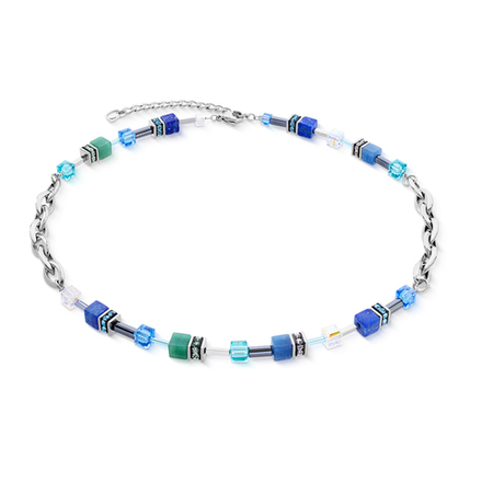 Колье Coeur de Lion Blue-Green 4524/10-0705