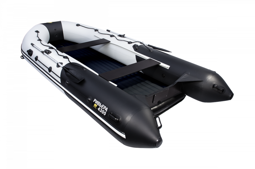Ривьера 4300 НДНД Киль + KAMISU T 9.9 BMS (комплект лодка + мотор)