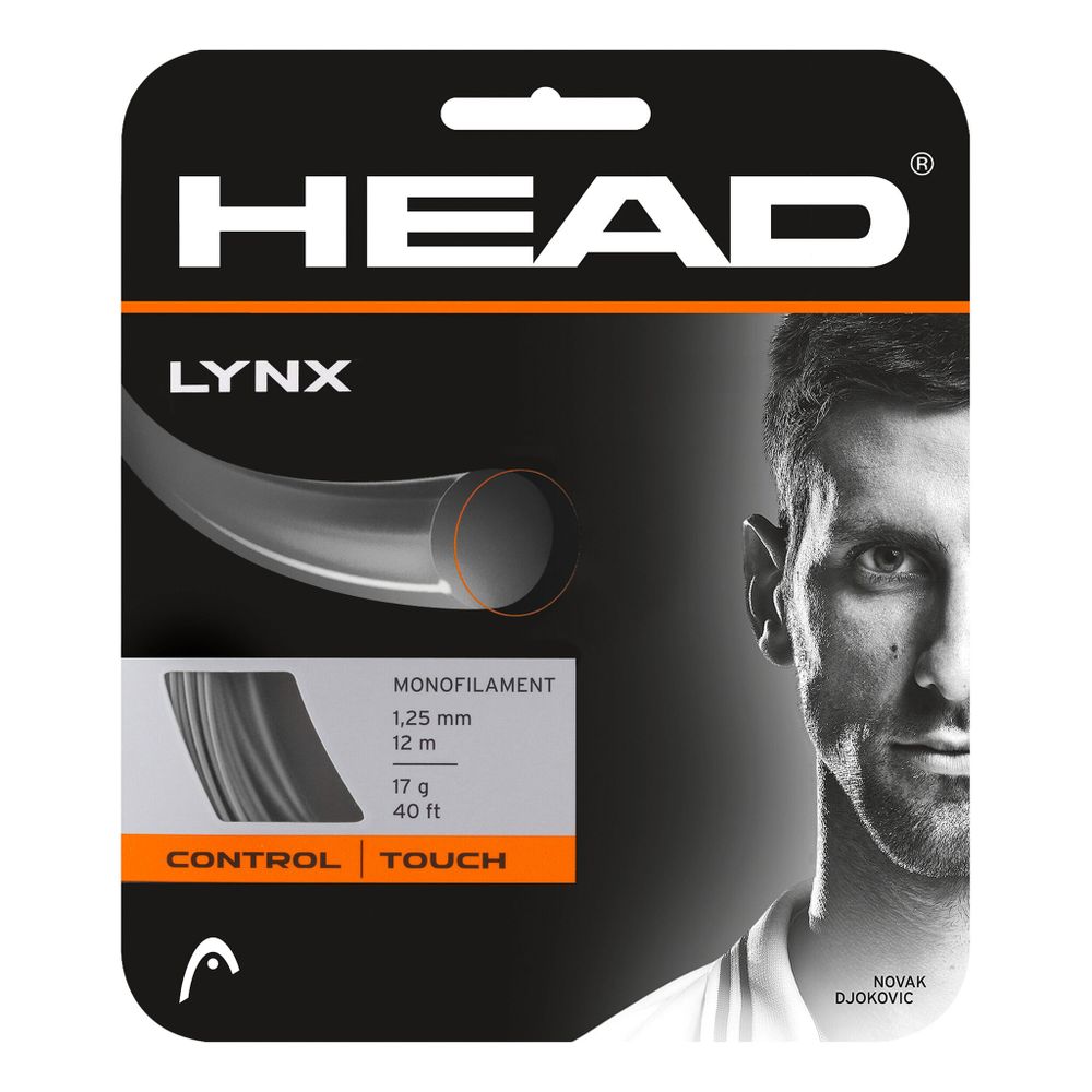 Струны теннисные HEAD Lynx String Set 12m - Anthracite