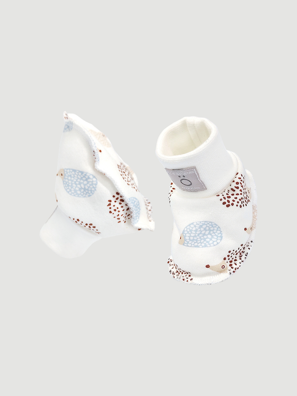 Пинетки Mjölk Ёжики на экрю