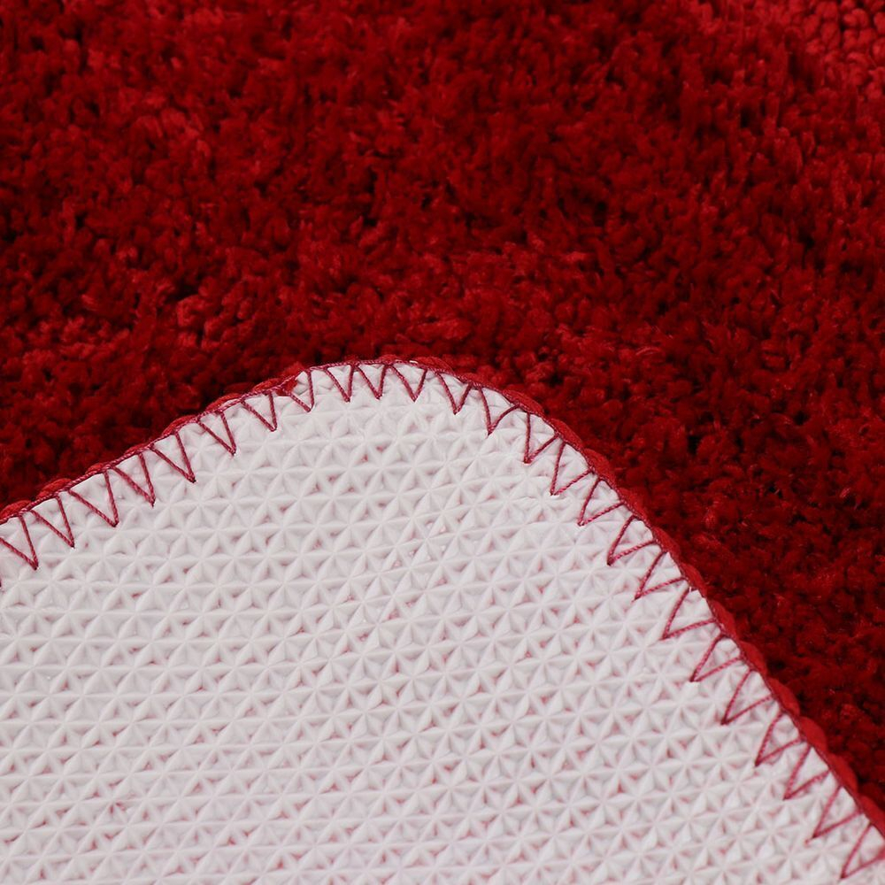 Коврик для ванной, 0.5х0.8 м, ПЭ, бордо, Альпака, PU010244