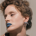 серьги-пусеты shell