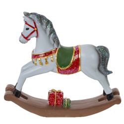 GAEM Фигурка декоративная "Лошадка-качалка", L15 W3 H14 см, 2в.
