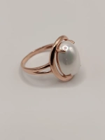 Кольцо бижутерное с жемчугом майорка