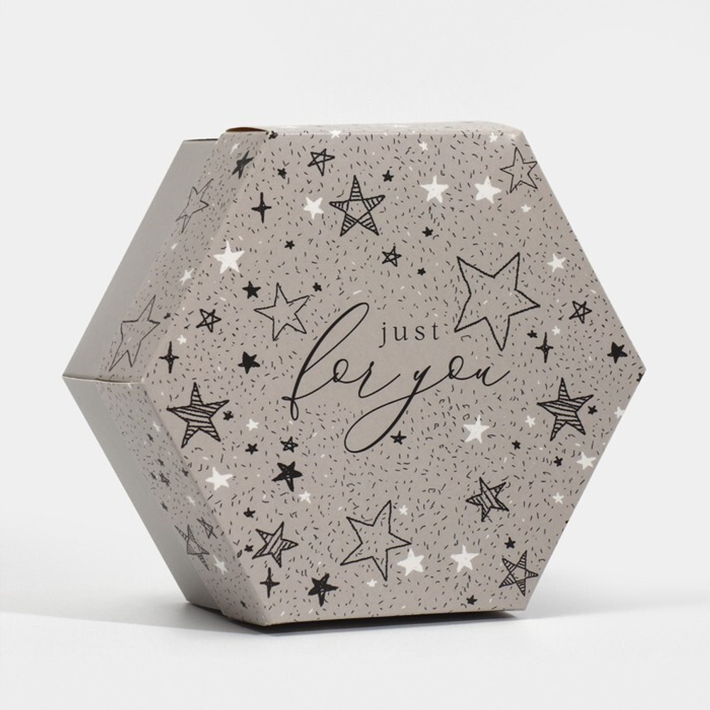 Коробка складная «Звёзды», 15 × 13 × 6 см